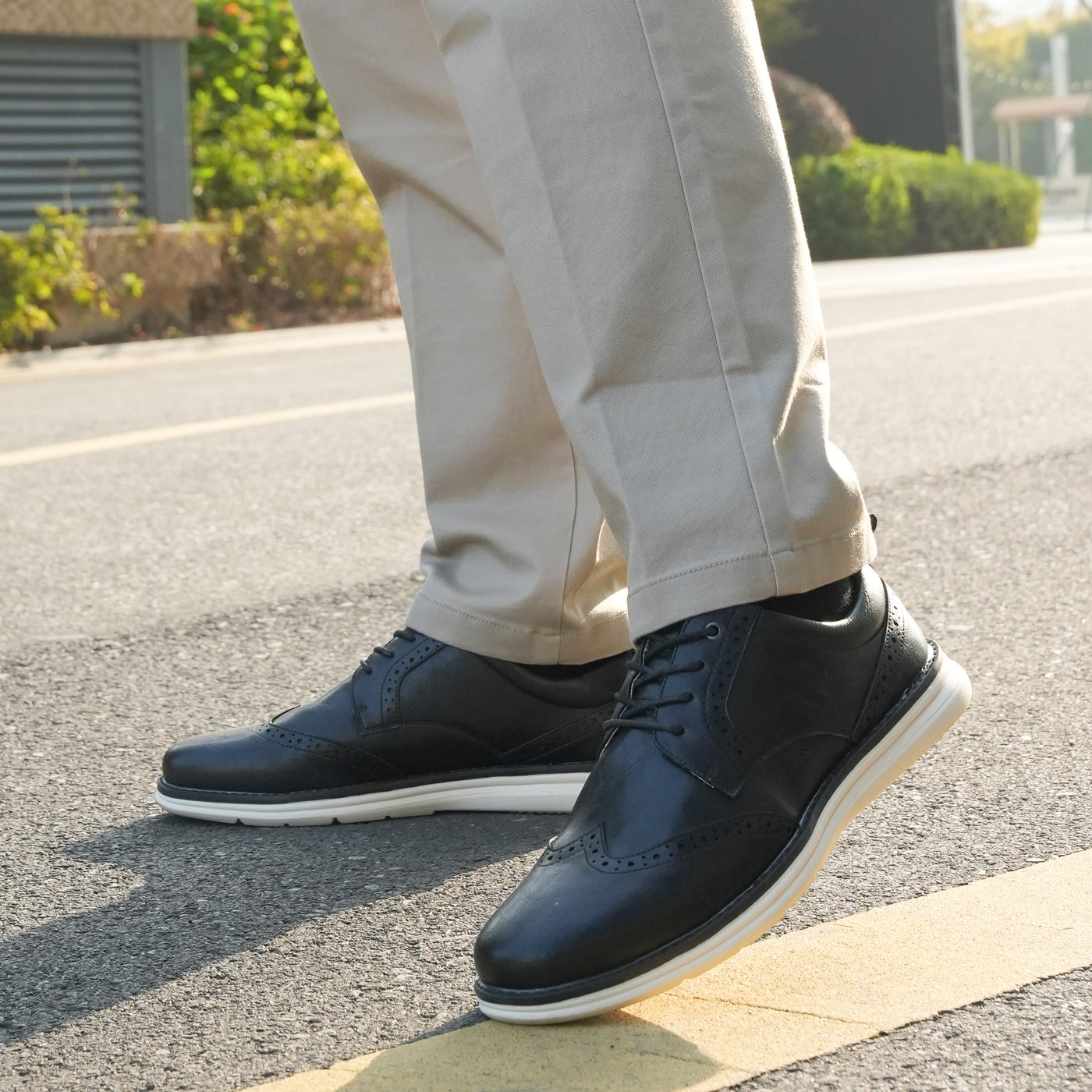 Cityjoy Wingtip Brogue Oxfords