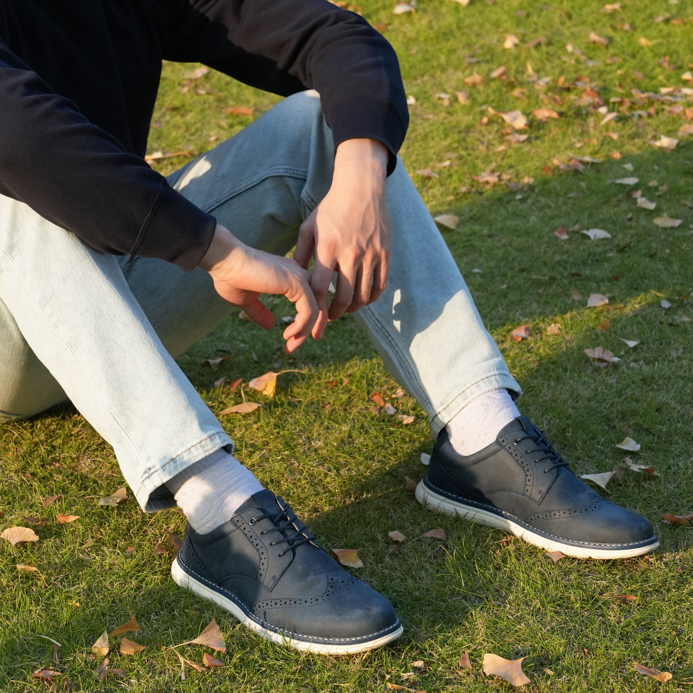 Cityjoy Wingtip Brogue Oxfords
