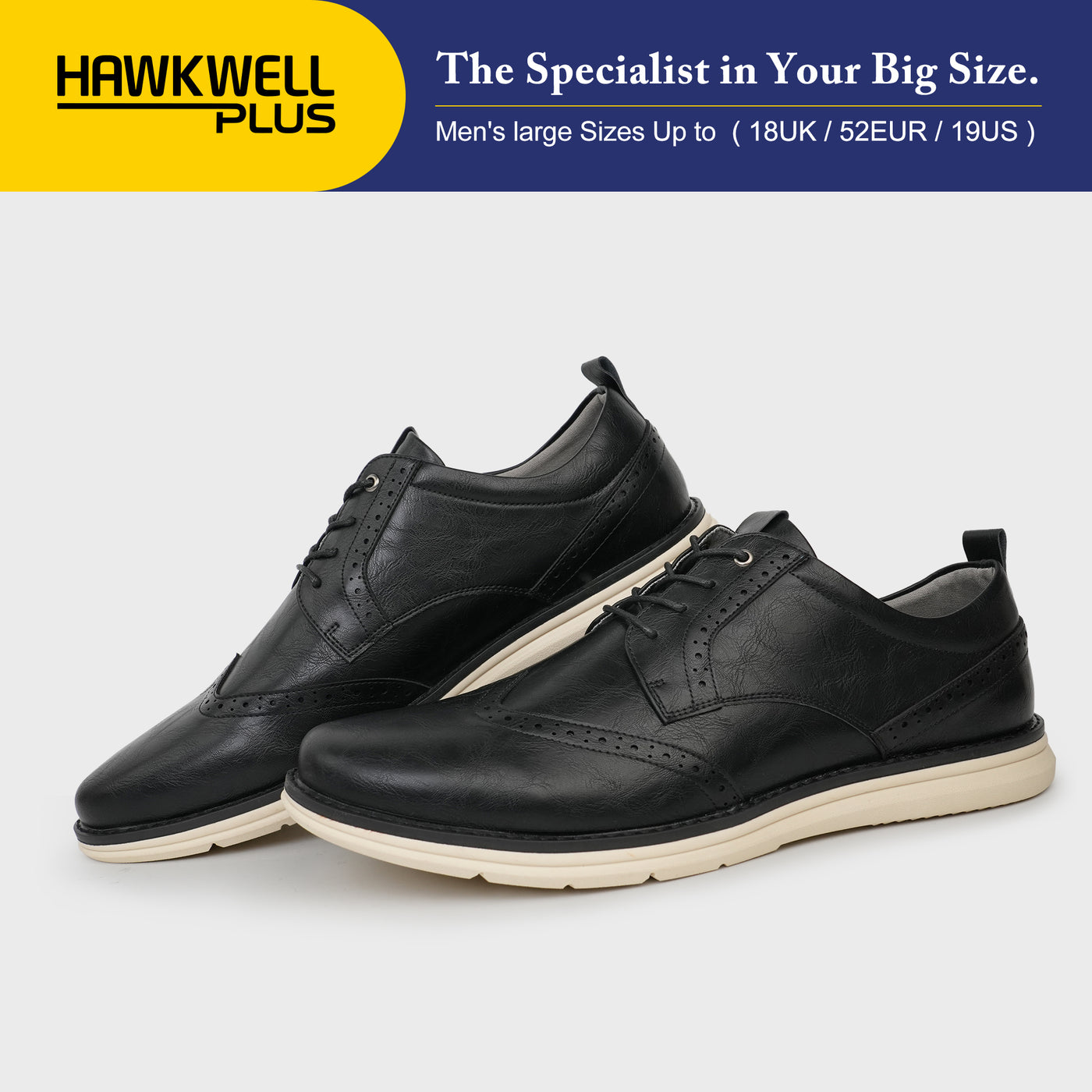 Cityjoy Wingtip Brogue Oxfords