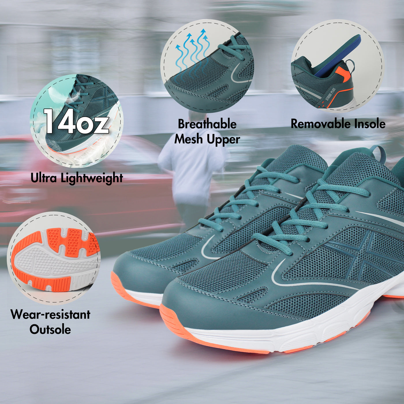 Runova Daily Comfort Walking Sneaker