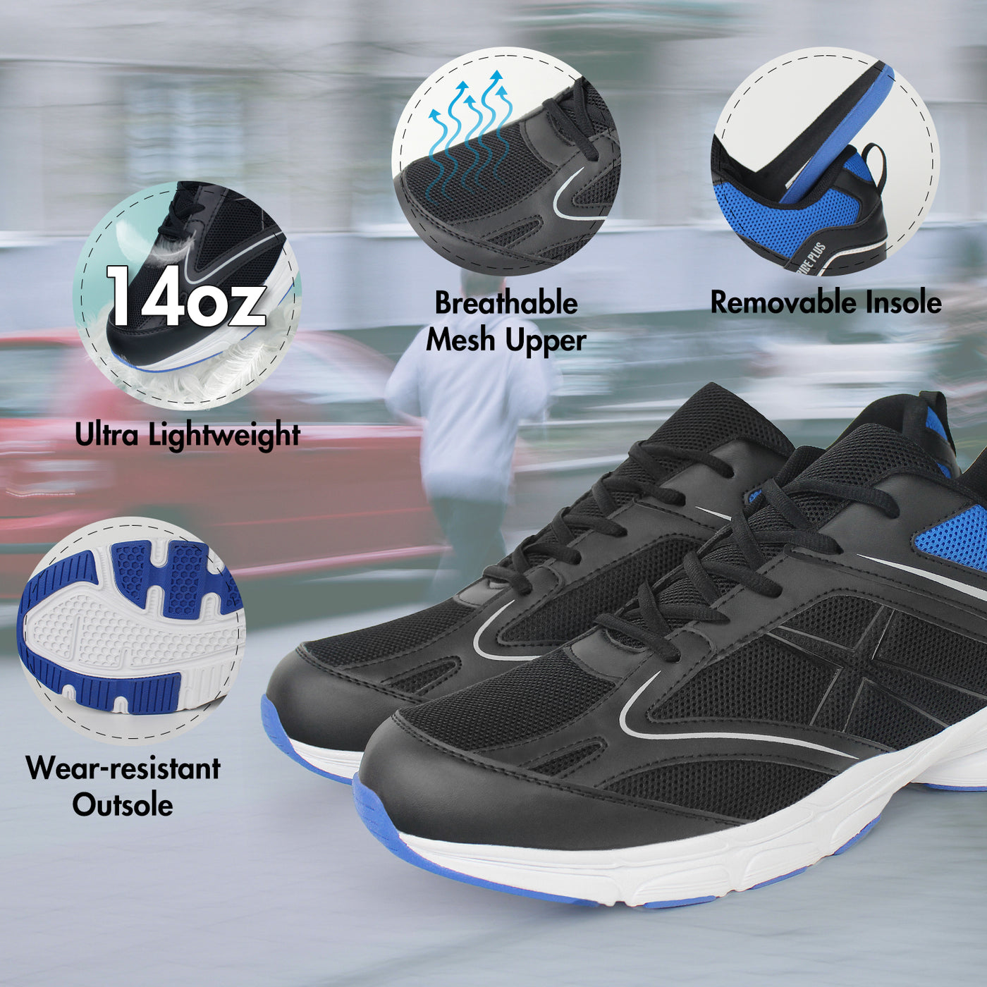 Runova Daily Comfort Walking Sneaker