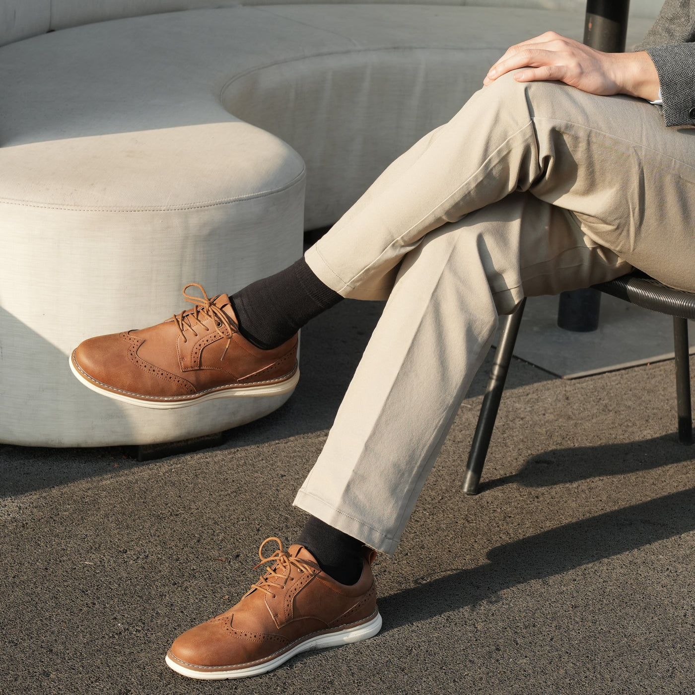Cityjoy Wingtip Brogue Oxfords