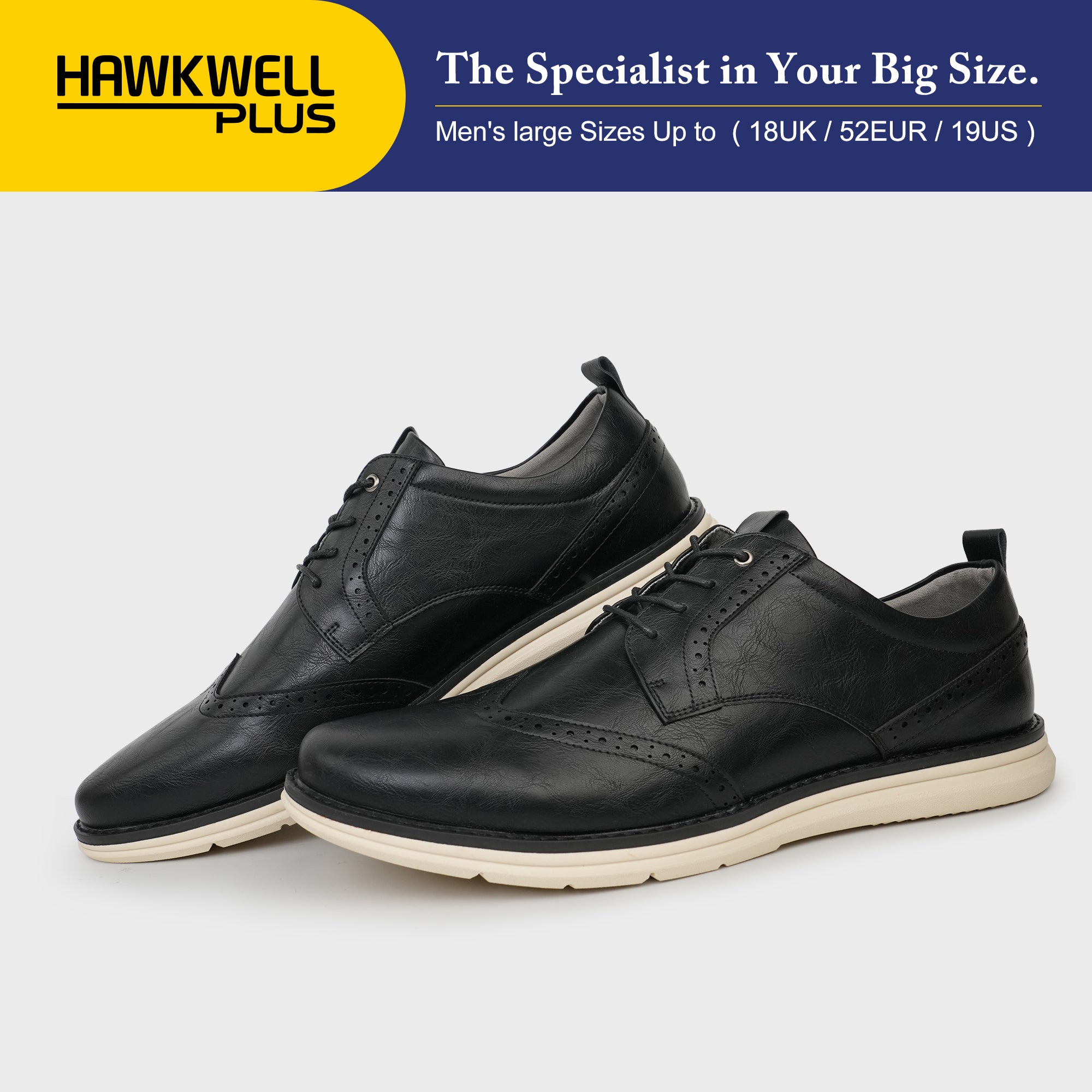 Cityjoy Wingtip Brogue Oxfords
