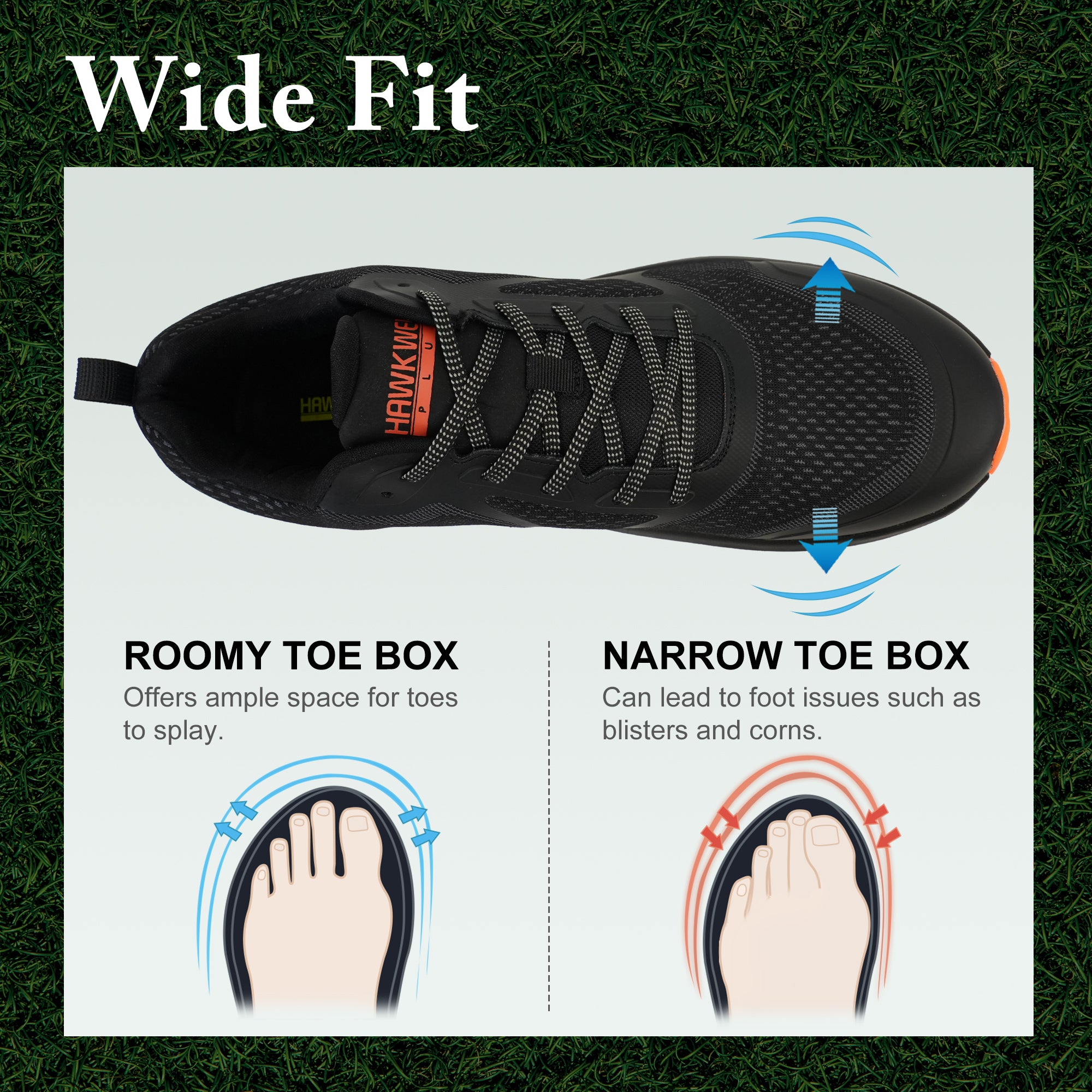 Urbanix Wide Fit Road Running Shoe