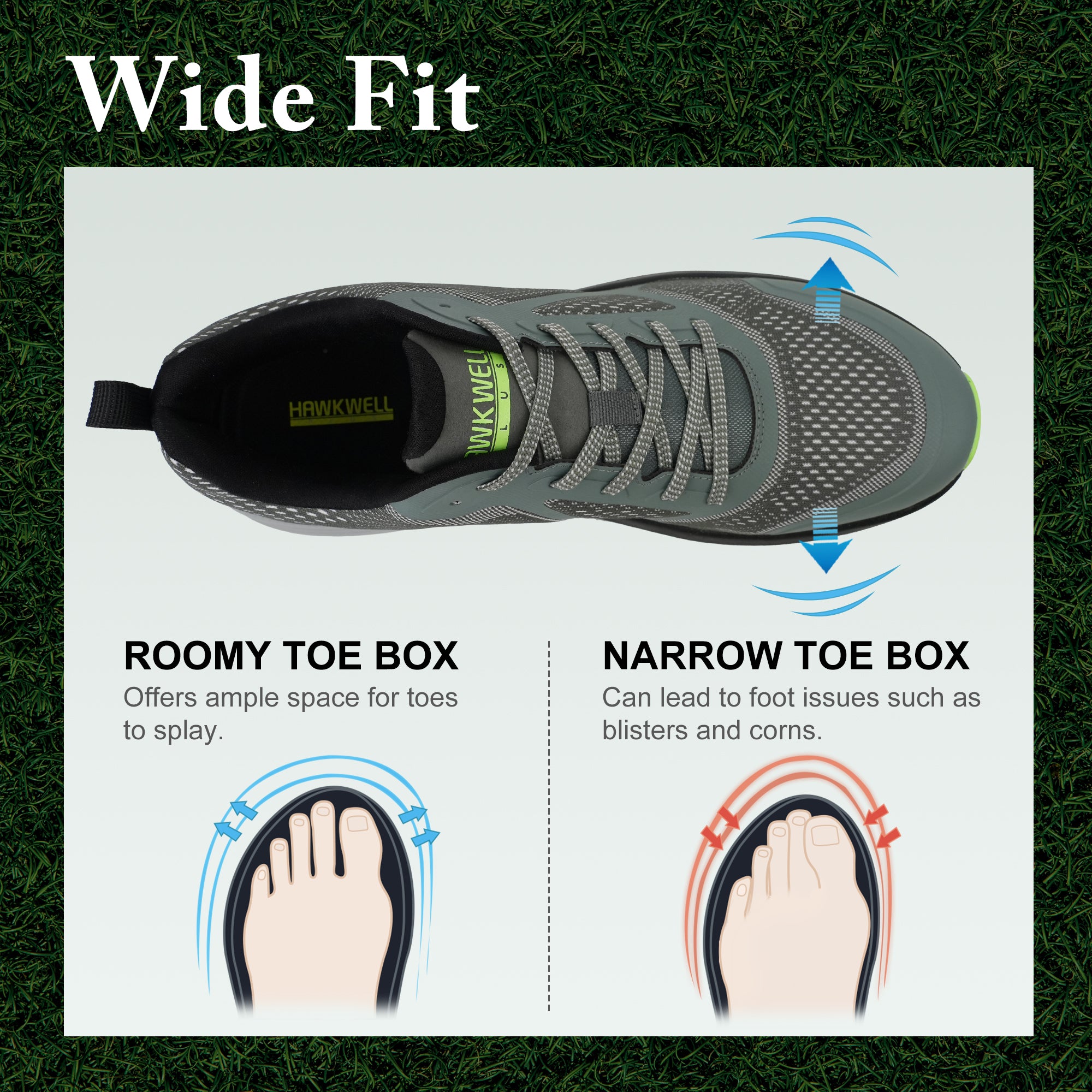 Urbanix Wide Fit Road Running Shoe