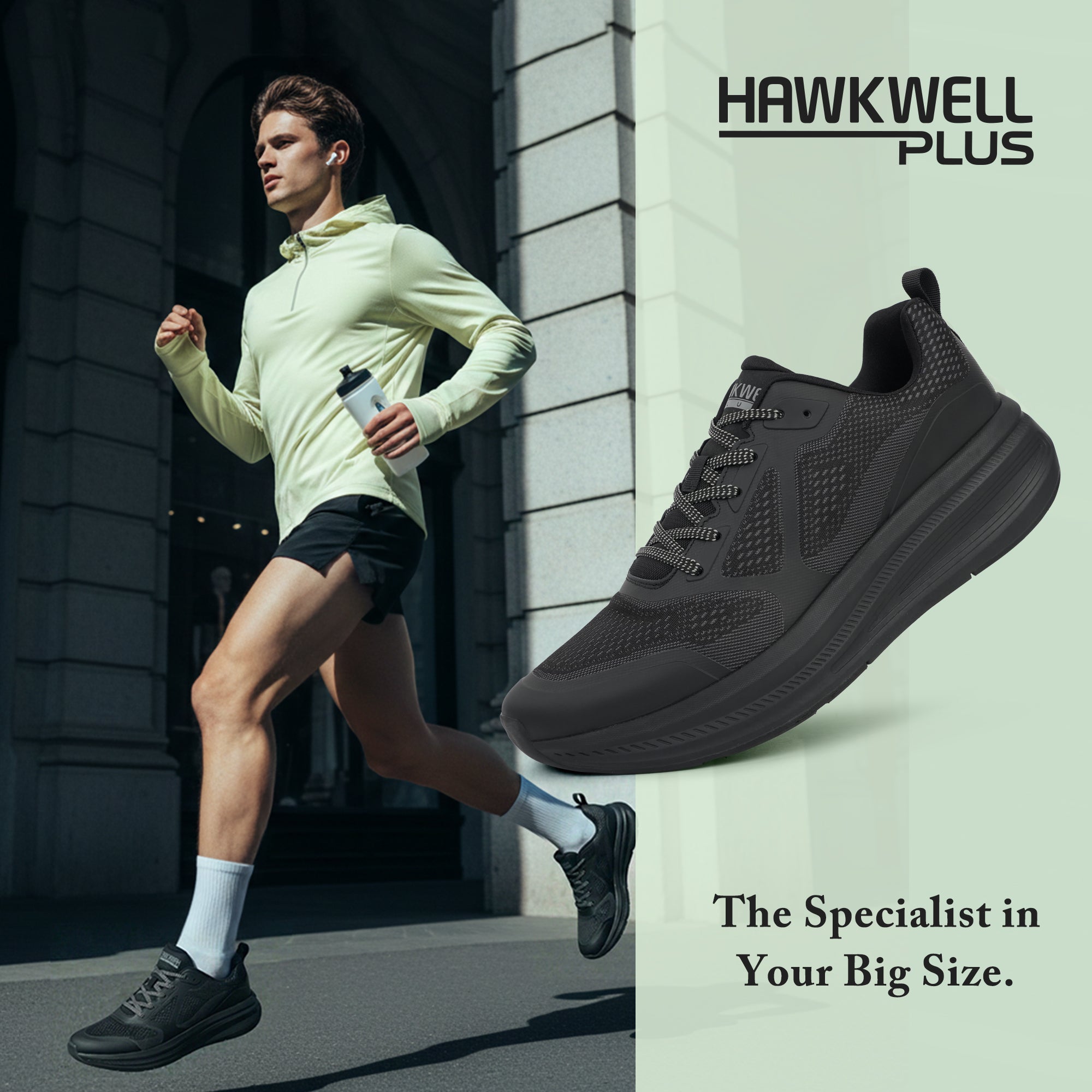 Urbanix Wide Fit Road Running Shoe
