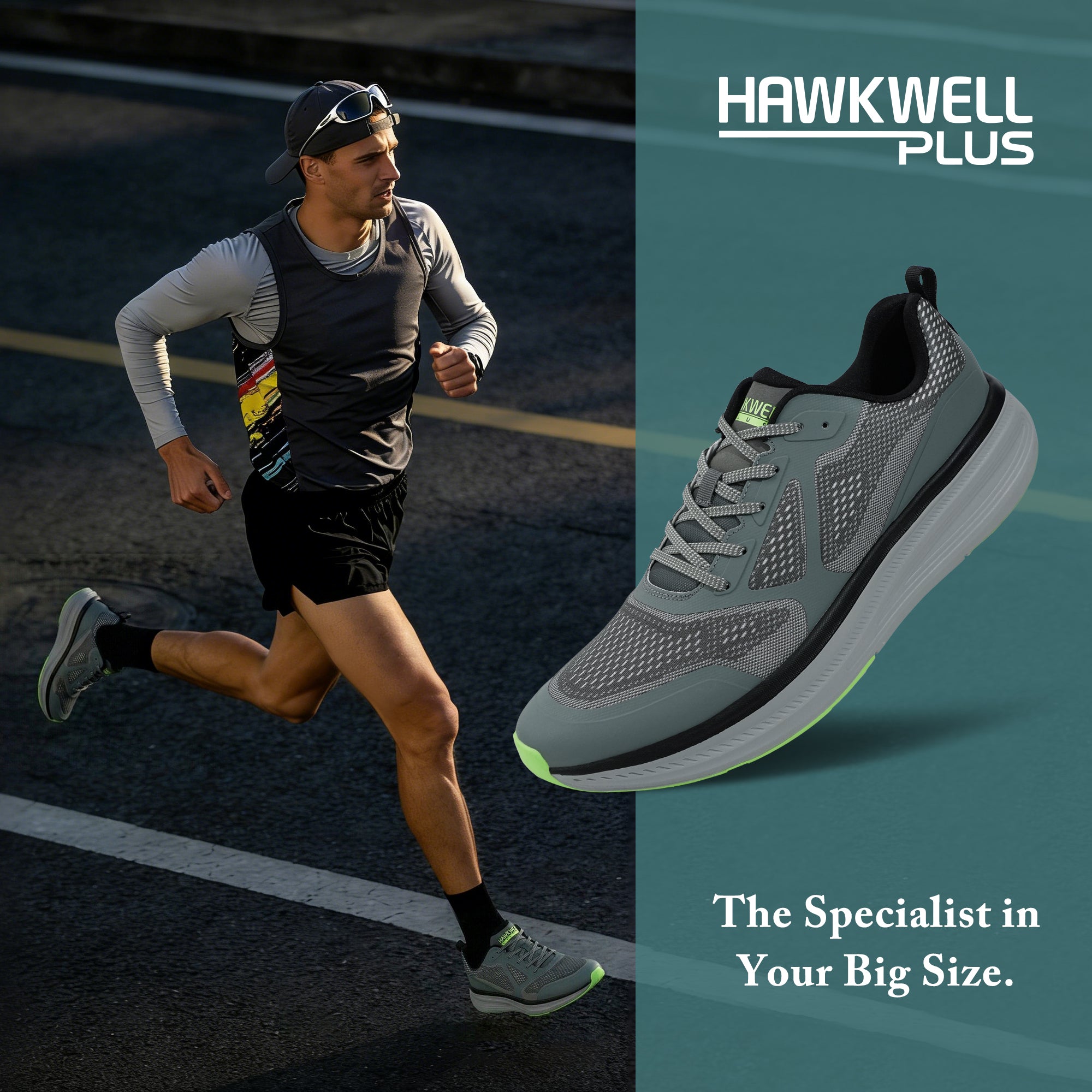 Urbanix Wide Fit Road Running Shoe