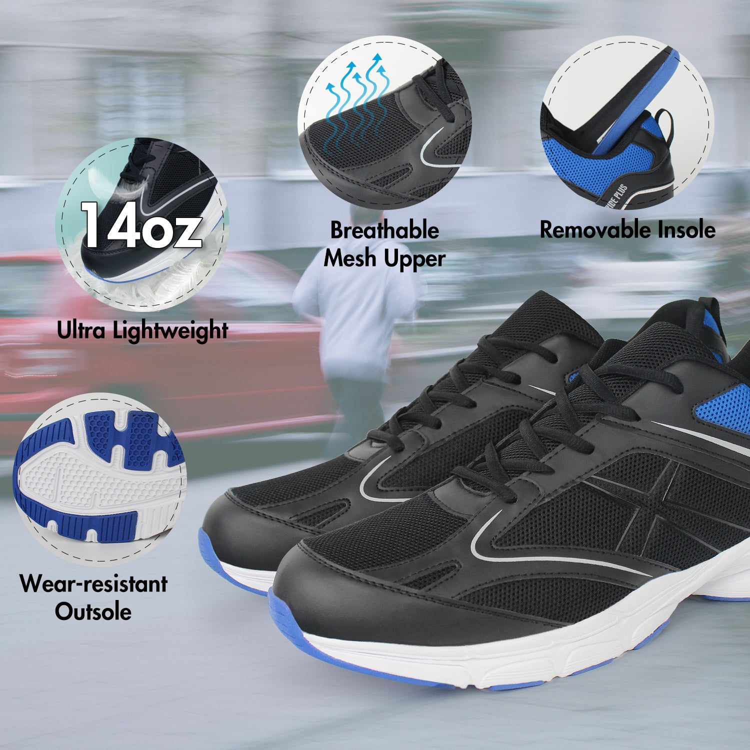 Runova Daily Comfort Walking Sneaker