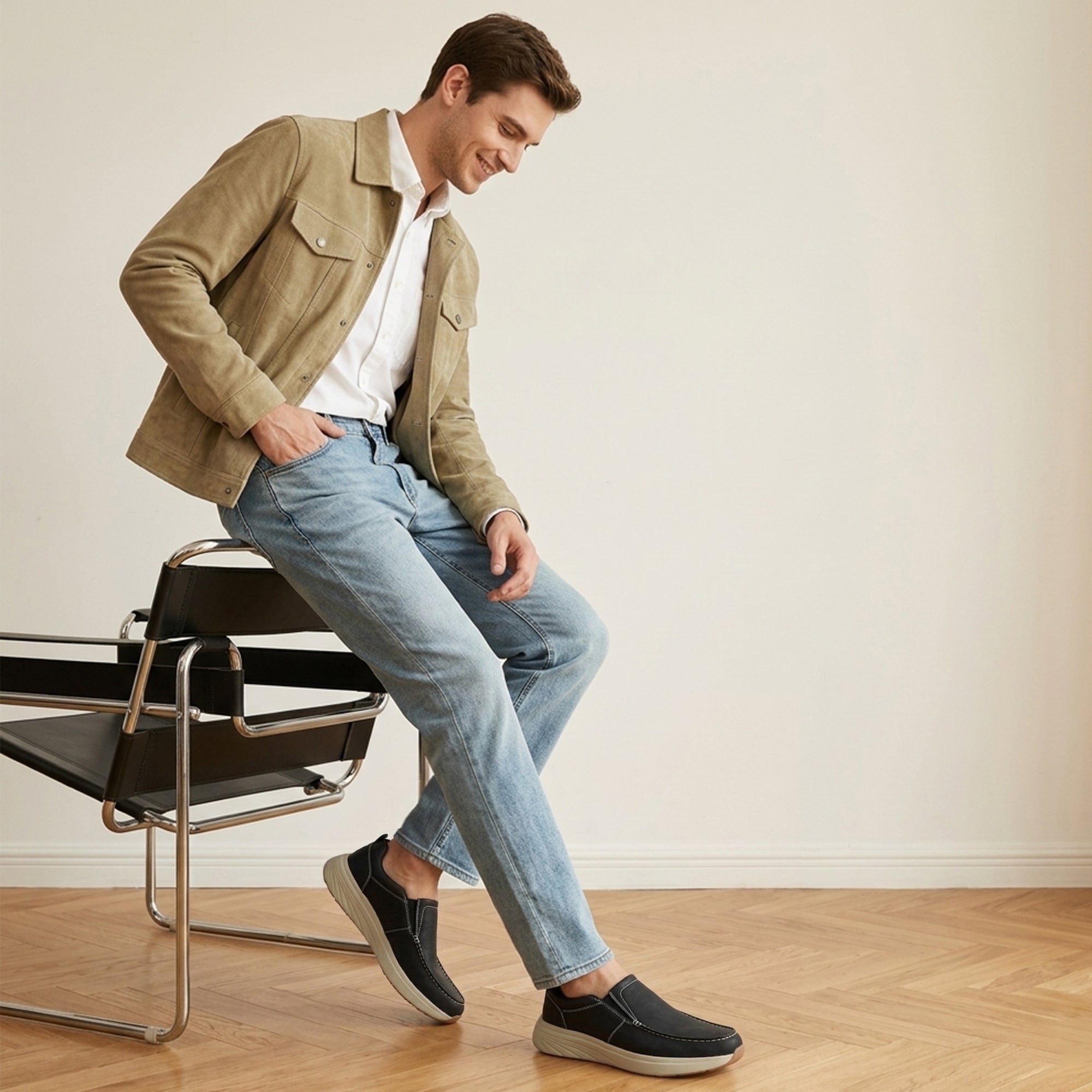 Wide Fit Loafers & Slip-Ons